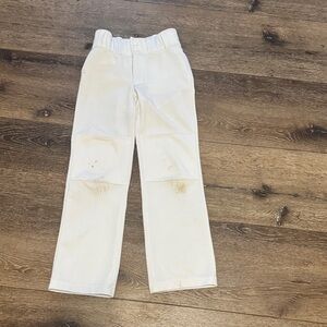 Under armour white youth‎ XS baseball pants
